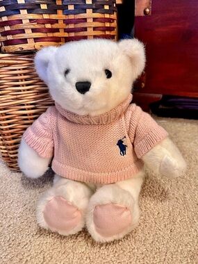 Ralph Lauren Romance Bear Pink Bear Plush Toy